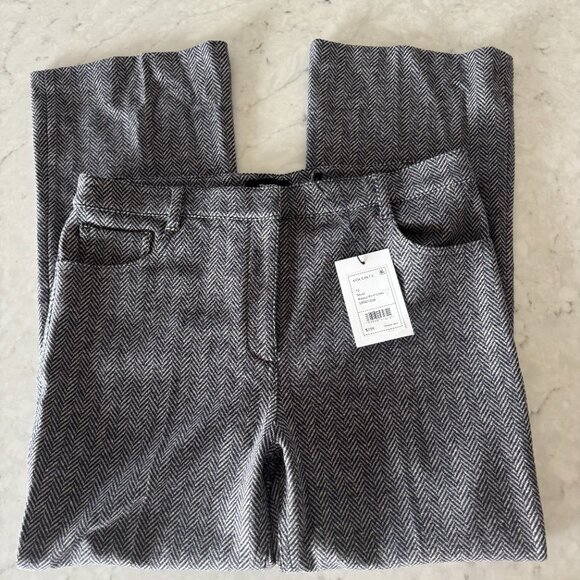 NWT - Theory Women's Kick Knit Abbot Chevron Wool Pants-Size 10 - Picture 2 of 2
